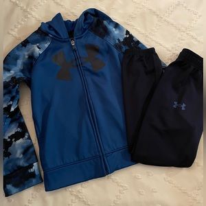 Under Armour Boys' Camo Raglan Full-Zip Hoodie Set